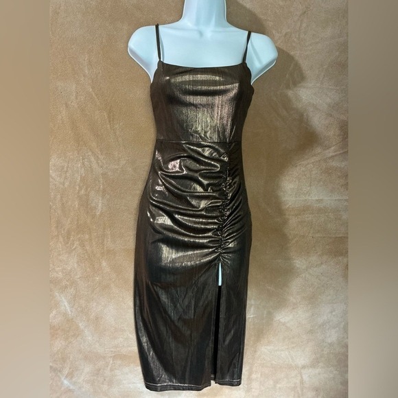 Micas Dresses & Skirts - Elegant Metallic Dress size small